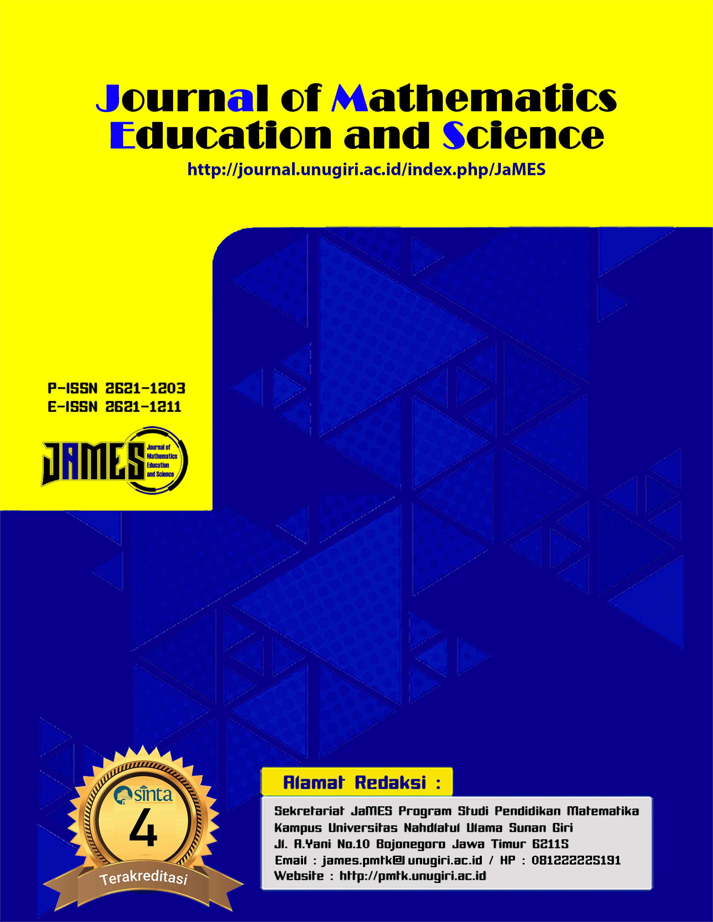					View Vol. 7 No. 1 (2024): Journal of Mathematics Education and Science
				