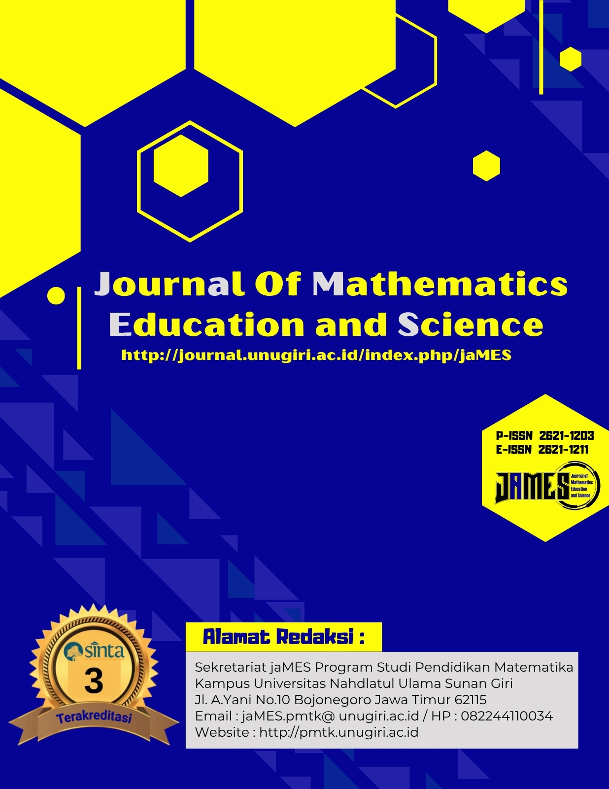 					View Vol. 9 No. 1 (2026): Journal of Mathematics Education and Science
				