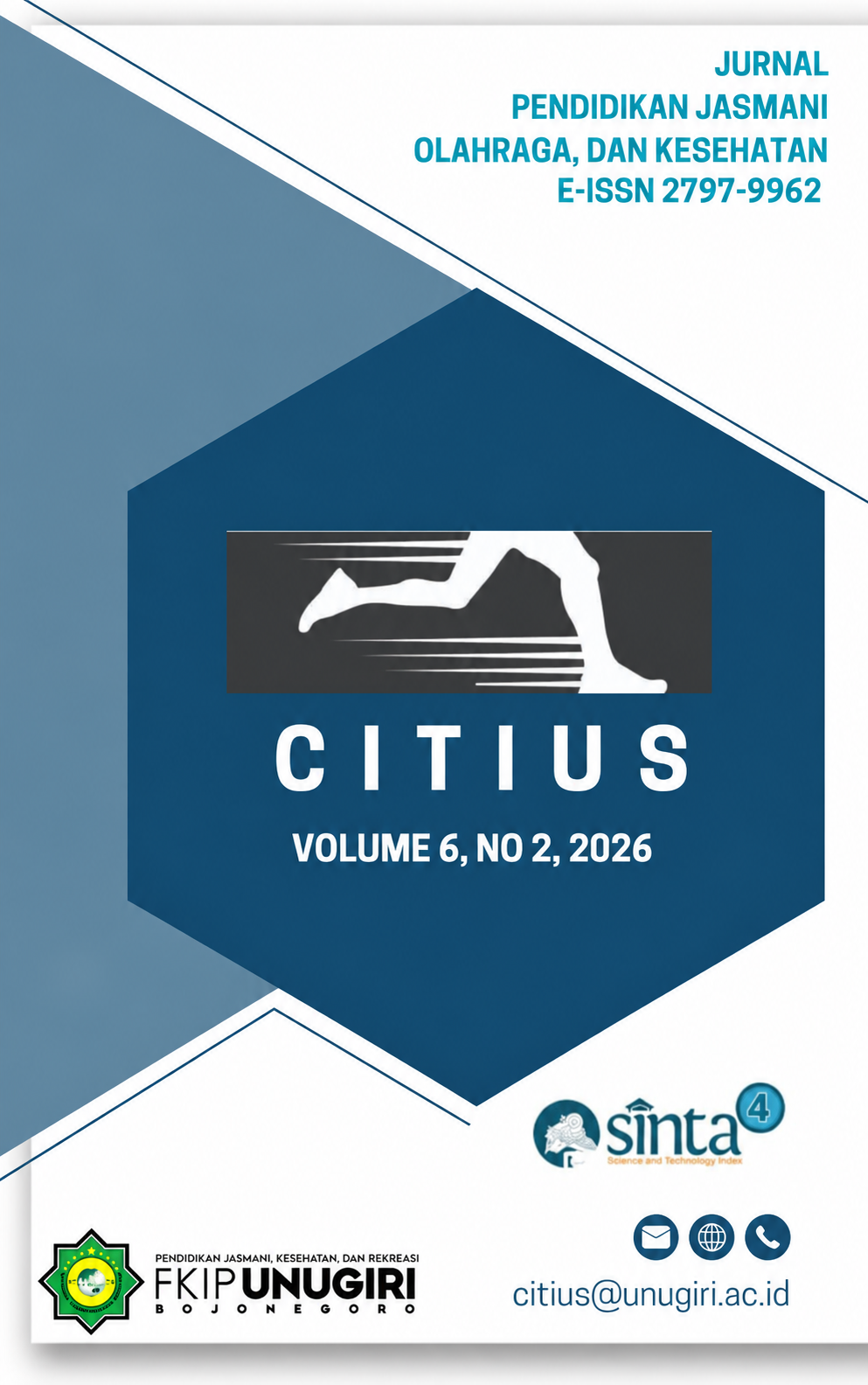 					View Vol. 6 No. 2 (2026): CITIUS : Jurnal Pendidikan Jasmani, Olahraga, dan Kesehatan
				