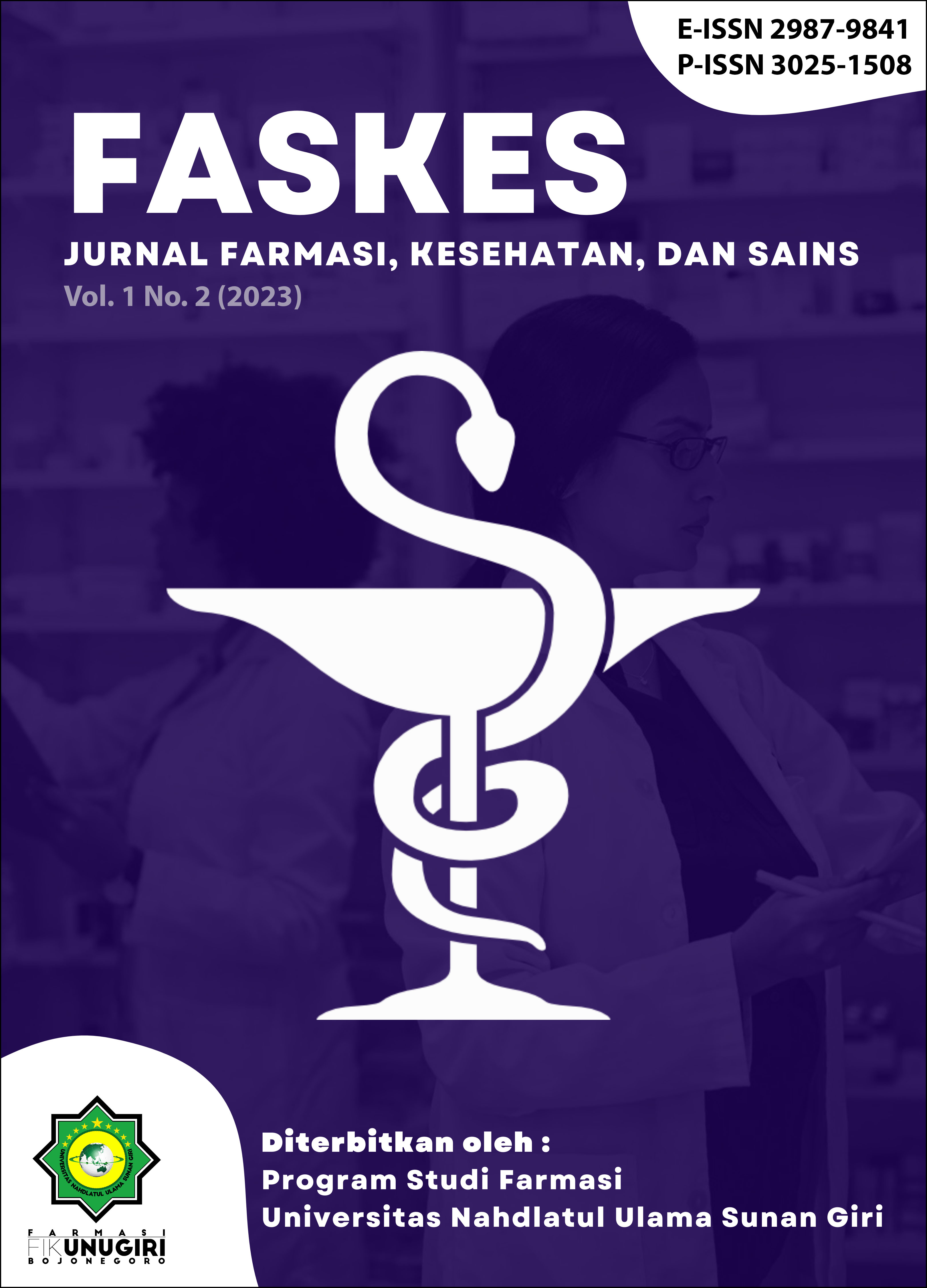 					View Vol. 1 No. 2 (2023): Bulan Juli 2023 Faskes : Jurnal Farmasi, Kesehatan, dan Sains
				