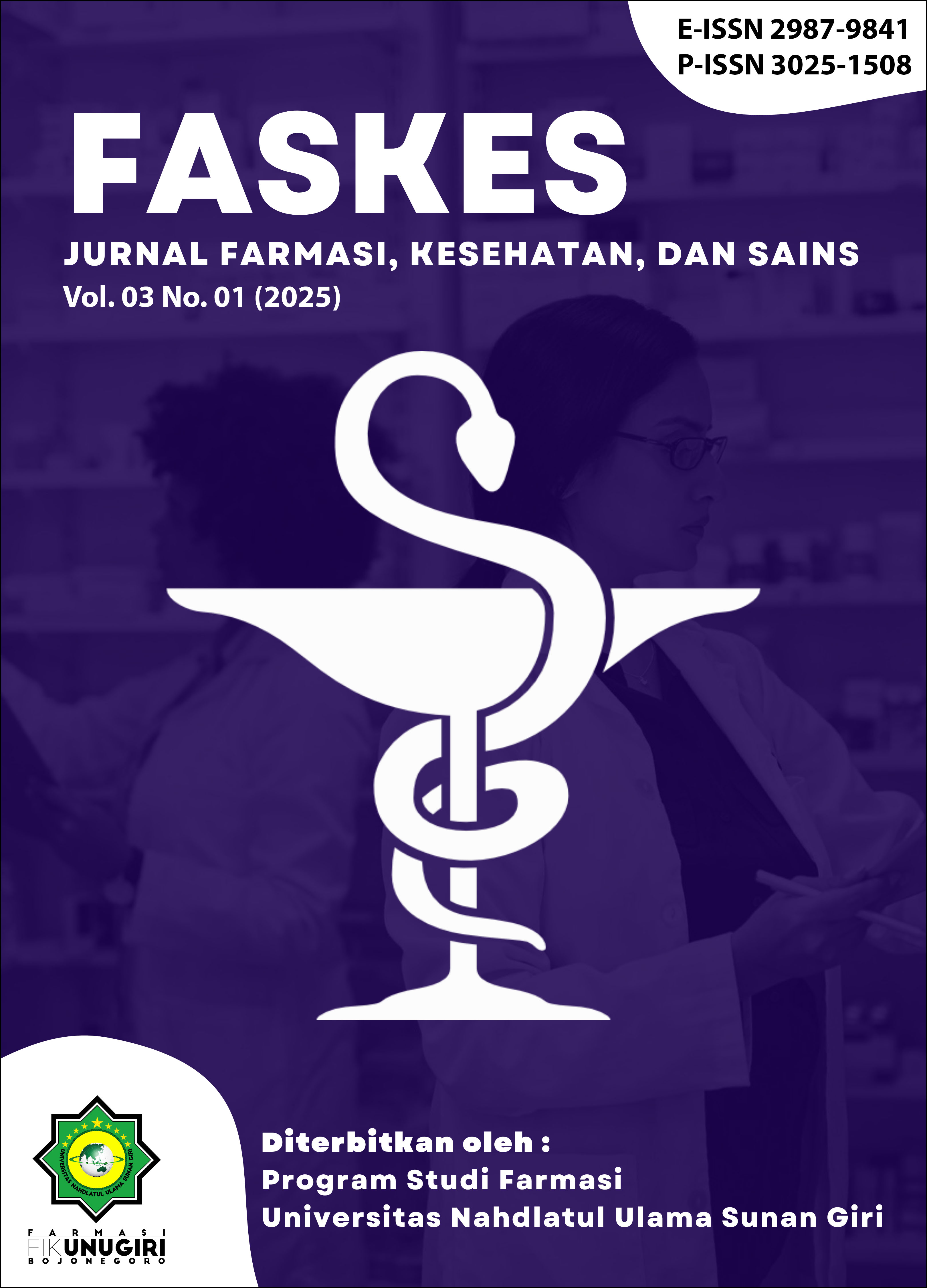 					View Vol. 3 No. 1 (2025): Bulan Juli 2025, FASKES : Jurnal Farmasi, Kesehatan, dan Sains
				